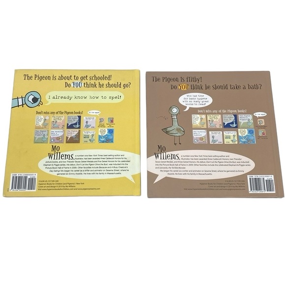 The Pigeon Needs a Bath - The Pigeon Has to Go to School Book Lot (2) - Picture 2 of 3